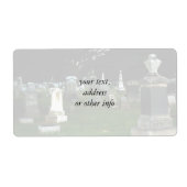 Oude begraafplaats etiket (Voorkant)