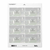 Oude begraafplaats etiket (Full Sheet)