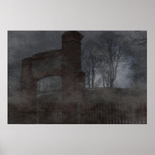 Oude begraafplaats Poster