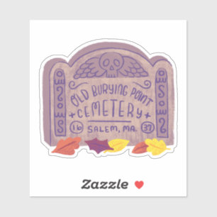 Oude begraafplaats van Salem Sticker