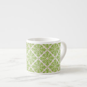 Oude behang espresso kop