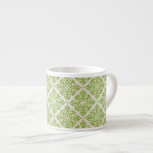 Oude behang espresso kop (Voorkant rechts)