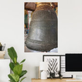 Oude Bel In Tempel Poster (Thuiskantoor)