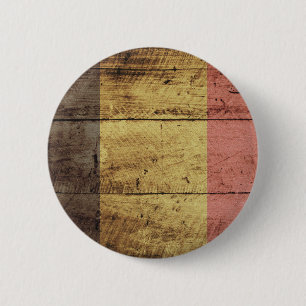 Oude Belgische vlag Ronde Button 5,7 Cm