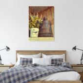 Oude Benzineblik Canvas Afdruk (Insitu (Slaapkamer))
