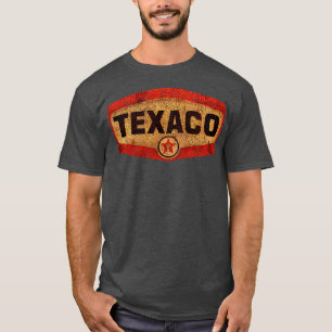 Oude benzinepomp bord t-shirt