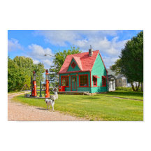 Oude benzinepomp, Red Oak II, Missouri