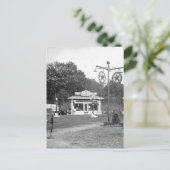 Oude benzinestation, 1925 briefkaart (Staand voorkant)