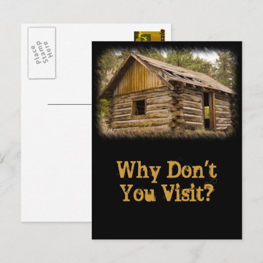 oude berghut briefkaart (Voorkant / Achterkant)