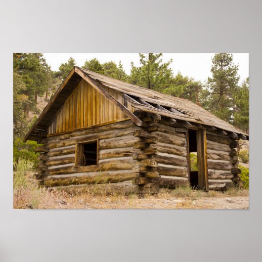 oude berghut poster (Voorkant)