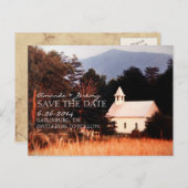 Oude Bergkerk Red de datum Aankondigingskaart (Voorkant / Achterkant)