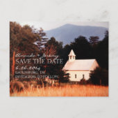 Oude Bergkerk Red de datum Aankondigingskaart (Voorkant)