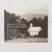 Oude  Bergkerk Save the Date Aankondigingskaart (Voorkant)