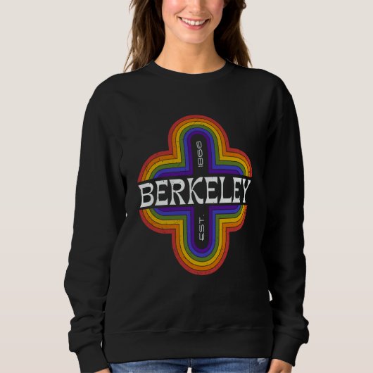 Oude Berkeley Californië 1866 souvenir Trui (Voorkant)