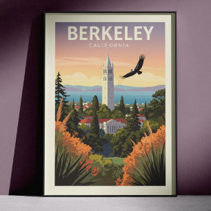 Oude Berkeley Californië Poster