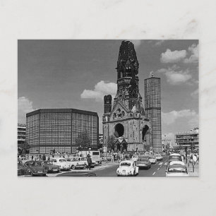 Oude Berlijnse Kaiser Wilhelm-herdenkingskerk Briefkaart