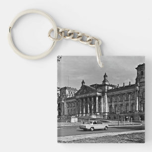 Oude Berlijnse Rijksdag parlementsgebouw Muis Pa Sleutelhanger
