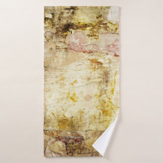 Oude beschadigde wandachtergrond abstract, gerijpt badhanddoek