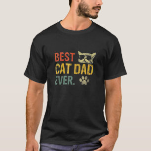 Oude Beste Kat Vader Ooit Kat Papa Cadeau T-shirt