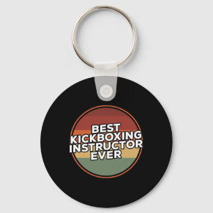 Oude Beste Kickboksinstructeur Ooit Training Sleutelhanger