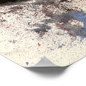 oude bestelwagen antiek 1950 kunst poster (Hoek)