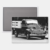 oude bestelwagen magneet (Voorkant / Achterkant)