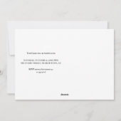 Oude betoverde huis aangepaste Halloween uitnodigi Feestdagenkaart (Achterkant)