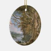 Oude beukenboom keramisch ornament (Rechts)