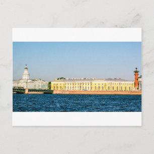 Oude beurs van Sint-Petersburg Briefkaart
