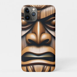 Oude Bewakers: Tiki Wood Art Case-Mate iPhone Case