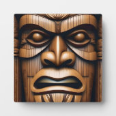 Oude Bewakers: Tiki Wood Art Fotoplaat (Voorkant)