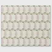 Oude bibliotheek Kaarten voor 2025 Cadeaupapier (Vlak)