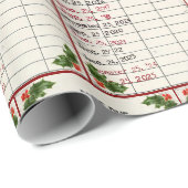 Oude bibliotheek Kaarten voor 2025 Cadeaupapier (Rol Hoek)