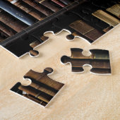 Oude bibliotheek van Dublin Ierland. Legpuzzel (Zijkant)