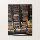 Oude bibliotheek van Dublin Ierland. Legpuzzel (Verticaal)