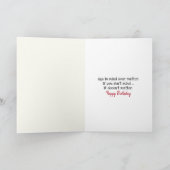 Oude bibliotheekkaart voor Birthday Kaart (Binnen)