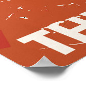 Oude biercommercial poster. poster (Hoek)