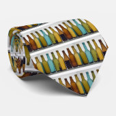 Oude bierflessen stropdas (Opgerold)