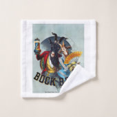 Oude bierposter bad handdoek (Wasdoekje)