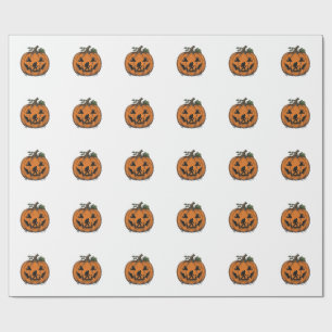 Oude Bigfoot Pompoen Halloween Vector Ontwerp_1 Cadeaupapier
