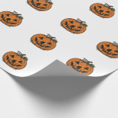 Oude Bigfoot Pompoen Halloween Vector Ontwerp_1 Cadeaupapier (Hoek)