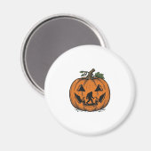 Oude Bigfoot Pompoen Halloween Vector Ontwerp_1 Magneet (Voorkant / Achterkant)