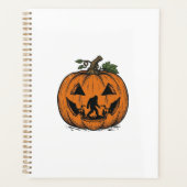 Oude Bigfoot Pompoen Halloween Vector Ontwerp_1 Planner (Voorkant)