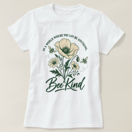 Oude Bij en Wilde Bloemen T-shirt