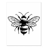 Oude Bij Honey Bee Rubberstempel (Afrduk)