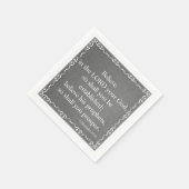 Oude Bijbelscriptie testament - 2 Chronicles Servetten (Hoek)