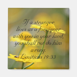 Oude Bijbelscriptprijs testament - Leviticus 19 Magneet