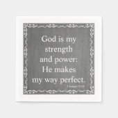 Oude Bijbelscriptprijsopgave testament - 2 Samuel  Servetten (Voorkant)