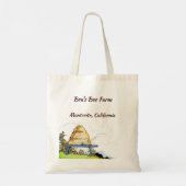 Oude Bijen Bijenkorf Aangepaste Imkerij Tote Bag (Achterkant)