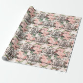 Oude Bijenpatroon Cadeaupapier (Uitgerold)